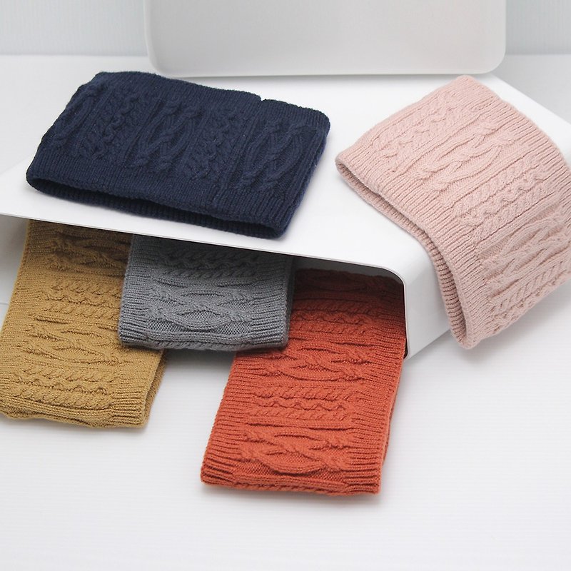 Softening and Warming Neck Girth Japanese Thermofunctional Fiber - Knit Scarves & Wraps - Other Materials Multicolor