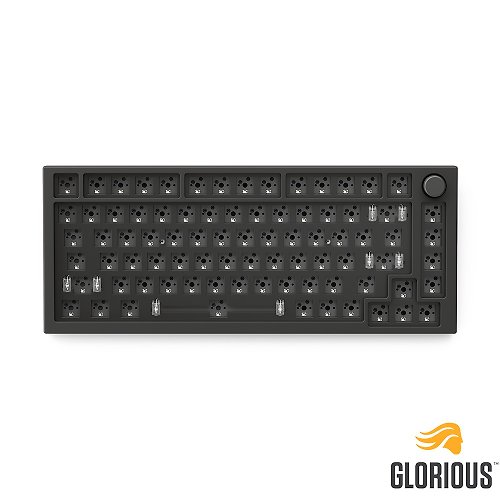 Glorious 官方授權旗艦館 Glorious GMMK Pro 75% 全鋁DIY模組化機械鍵盤套件 - 黑
