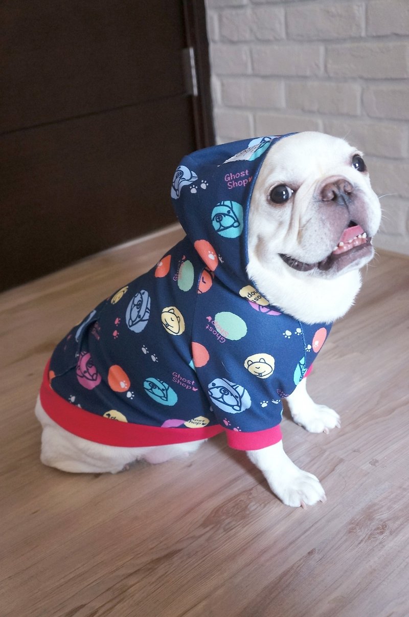 (Sold Out) Cap T Pet Clothing-Cosmic Rainbow Sugar (Navy) XL - Clothing & Accessories - Other Materials 