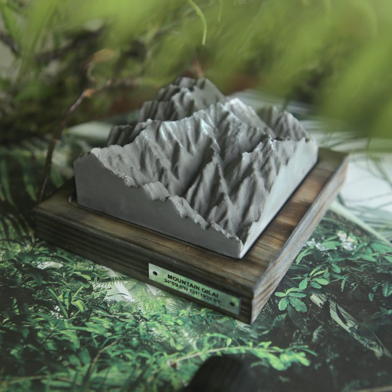 Taiwan Yushan AromaStone - 臺灣山脈擴香石-奇萊山 - 香氛/精油/擴香 - 其他材質 灰色