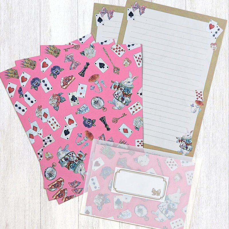 Letter set Let's go to Wonderland! - Envelopes & Letter Paper - Paper 