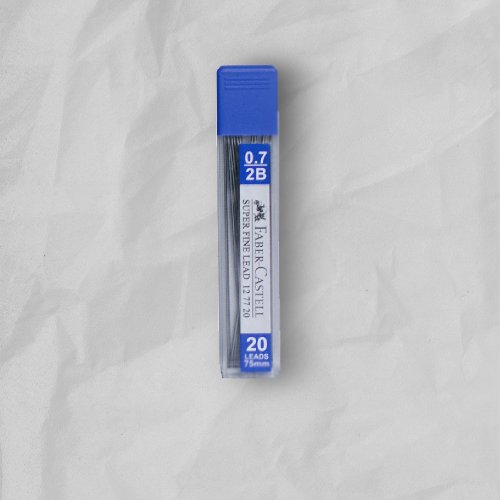 文聚 Faber-Castell 自動鉛筆筆芯(超長75mm) 0.7筆蕊2B-6入(原廠正貨