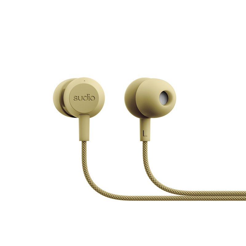 Sudio V3 Type-C有線耳機 - 野苔黃【新品現貨】 - 耳機/藍牙耳機 - 其他材質 黑色