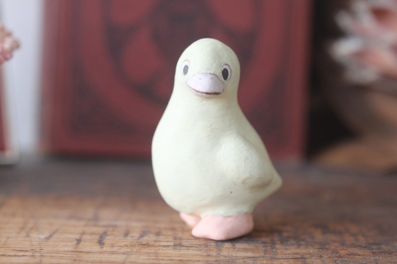 Duck figurine - ตุ๊กตา - ดินเผา สีกากี
