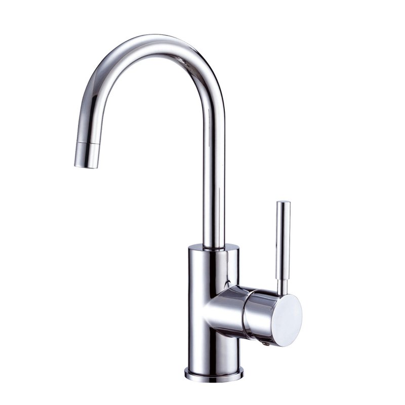 [MULTI Baigong Room] MTB25CC Gooseneck Basin Faucet Made by MIT - Bathroom Supplies - Copper & Brass 