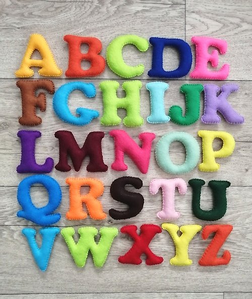 WorkshopLena English alphabet for children soft letters