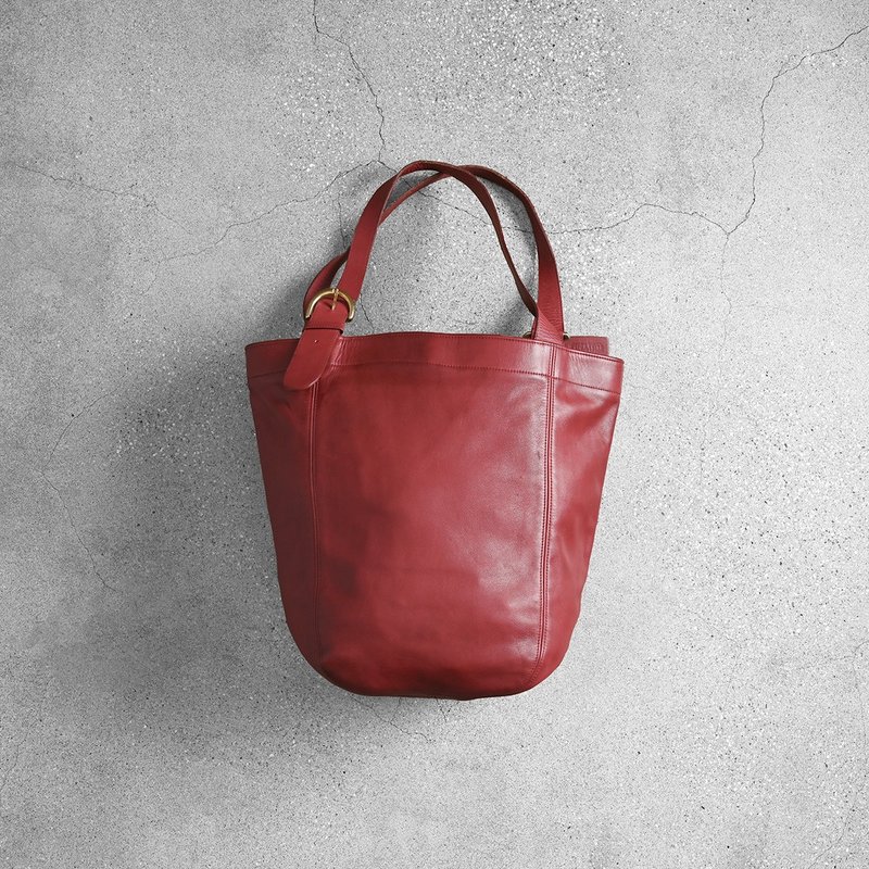 Coach 古董肩背包 / 皮革包、二手精品古董、古董皮包、古董小包 - 側背包/斜背包 - 真皮 紅色