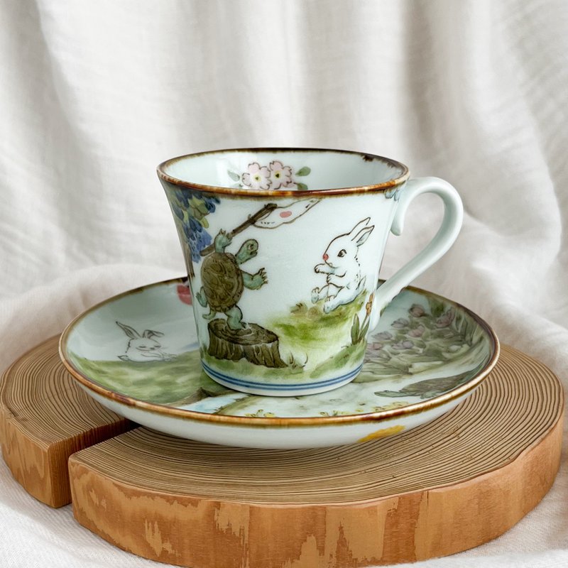カップとソーサー - 茶壺/茶杯/茶具 - 瓷 白色