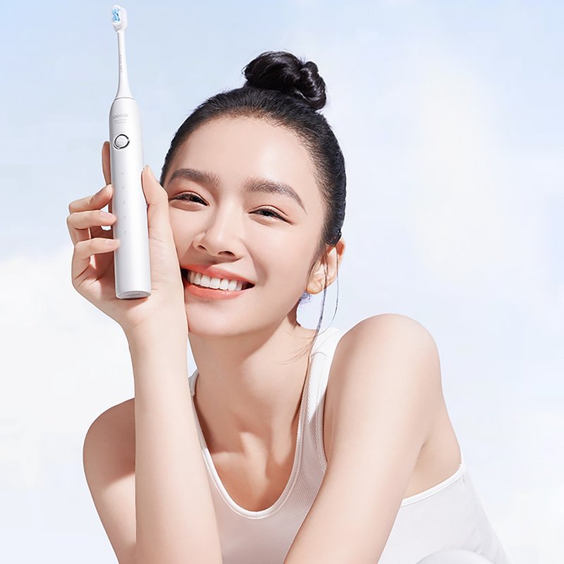 [Free Shipping] Soushi sonic automatic electric toothbrush air-drying sterilized soft bristles adult D5 cloud brush - แปรงสีฟัน - วัสดุอื่นๆ 