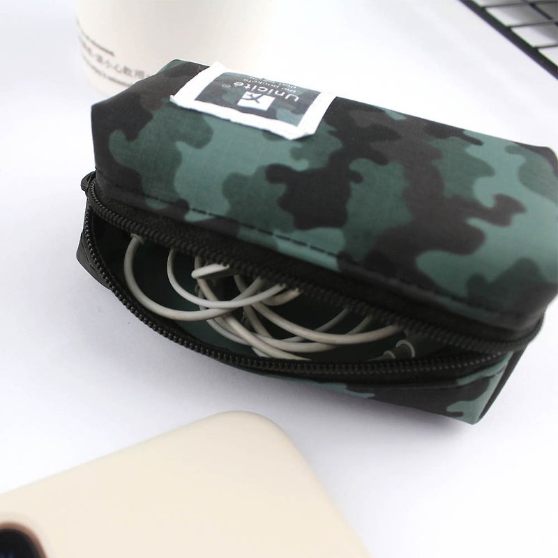 Camouflage square storage bag / storage / universal bag / wire storage / coin purse / small things storage - Coin Purses - Waterproof Material Multicolor