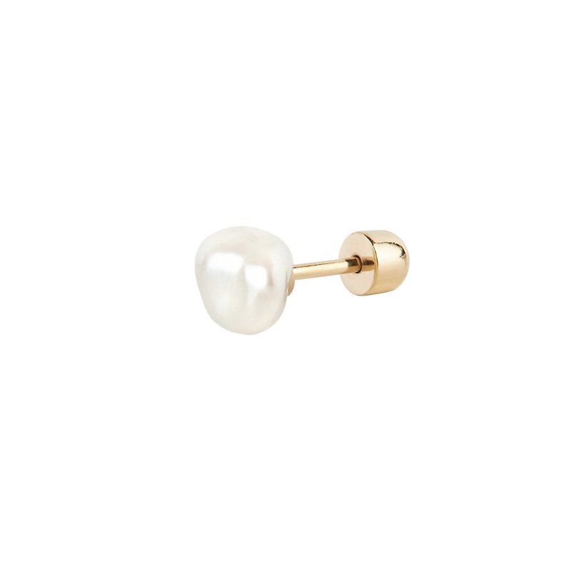 MARIA BLACK Baroque Stud Baroque Pearl Earrings - Earrings & Clip-ons - Pearl Gold