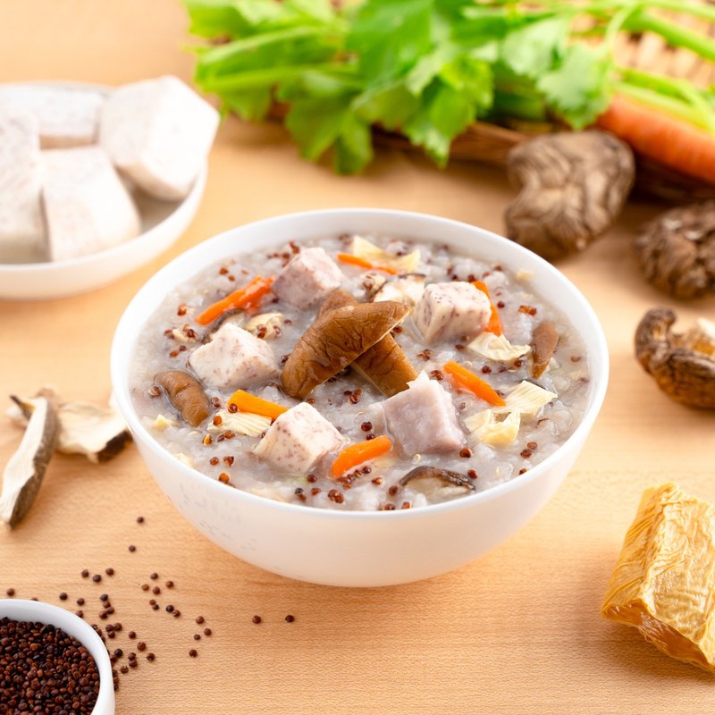 Red Quinoa, Taro and Mushroom Porridge 400G - Vegan - Mixes & Ready Meals - Fresh Ingredients 