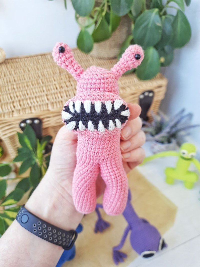 Rainbow friend toys gift. Stuffed doll for kids. Pink rainbow friends Roblox - 寶寶/兒童玩具/玩偶 - 棉．麻 粉紅色