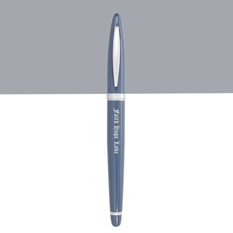 ARTEXの生活Happy Fountain Pen  -  FaithHopeLove - 万年筆 - 銅・真鍮 ブルー