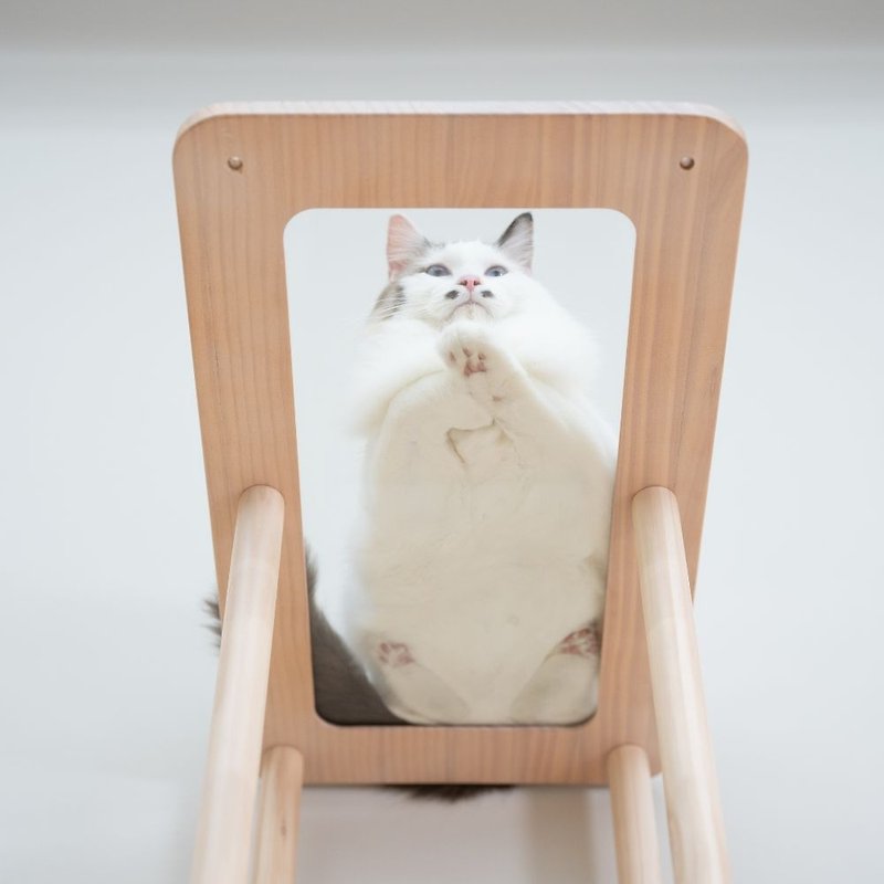 Semi-transparent laminate group - Scratchers & Cat Furniture - Wood Khaki