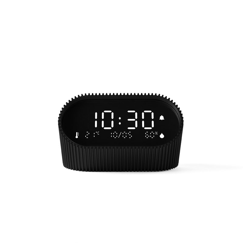 LEXON RAY CLOCK 多功能鬧鐘 - 迷霧黑【現貨】 - 時鐘/鬧鐘 - 其他材質 黑色