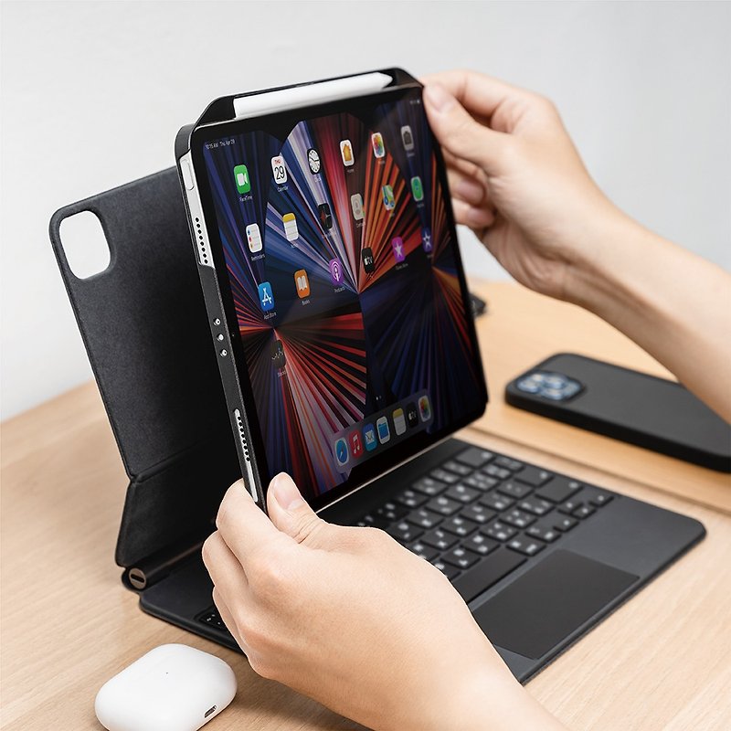 塑膠 平板/電腦保護殼 - 2022 iPad Pro 12.9吋 CoverBuddy保護殼 支援巧控鍵盤(一年保固)