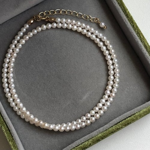 ITS jewelry ITS-N174【珍珠項鍊・Pearl】優質細緻強珠光禮盒珍珠項鍊。