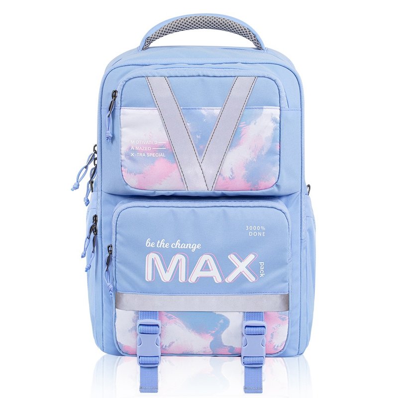 Tiger Family MAX Inspiration Series Ultra-Lightweight Backpack Pro 2S-Blue Sky - กระเป๋าเป้สะพายหลัง - วัสดุกันนำ้ สีน้ำเงิน