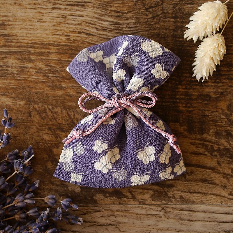 Kimono Scent bag A small item that calls happiness - น้ำหอม - ผ้าฝ้าย/ผ้าลินิน สีม่วง