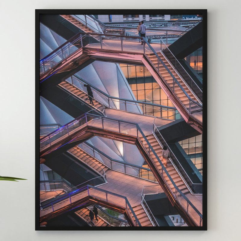 The Vessel Manhattan New York City Wall Decor, Manhattan Vessel Wall Poster - Posters - Paper 