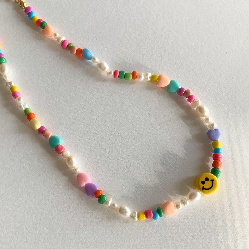 NEW! SMILEY CANDY NECKLACE - 項鍊 - 其他材質 