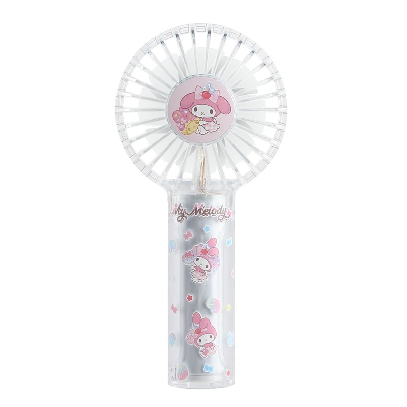 雙葉片透明小風扇 - My Melody - 電風扇 - 塑膠 透明