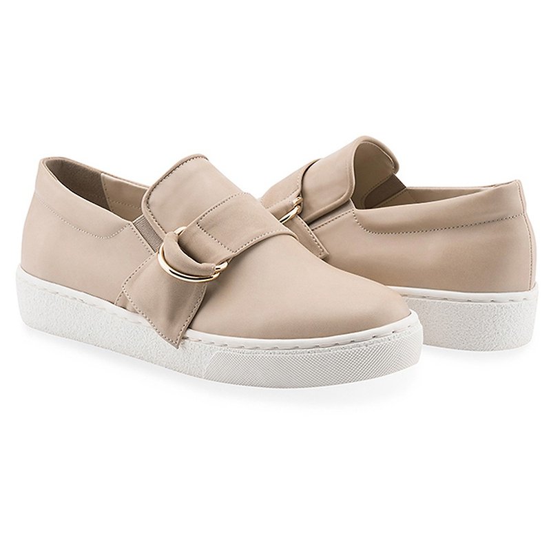PRE-ORDER SPUR- CLLIB Zenn_Loop band Sneakers OF4419 BEIGE - Women's Casual Shoes - Other Materials 