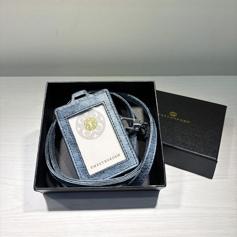 SWEETBURDEN 蠶絲牛皮 識別證套組 悠遊卡套 證件套 直式 - 證件套/識別證套 - 真皮 多色