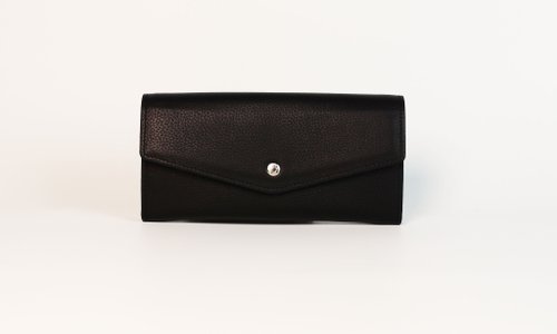 Lawrence Leather Studio 色荔枝壓紋牛皮信封長夾 生日禮物