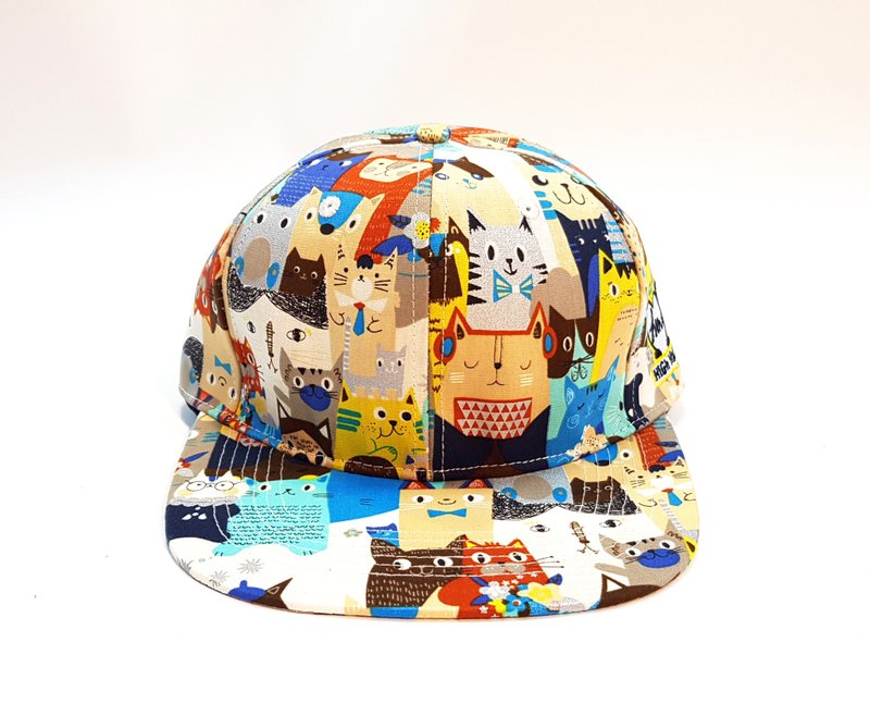 [HiGh MaLi] Printed Baseball Cap-City Zoo Area A # Present # Shade - Hats & Caps - Cotton & Hemp Multicolor