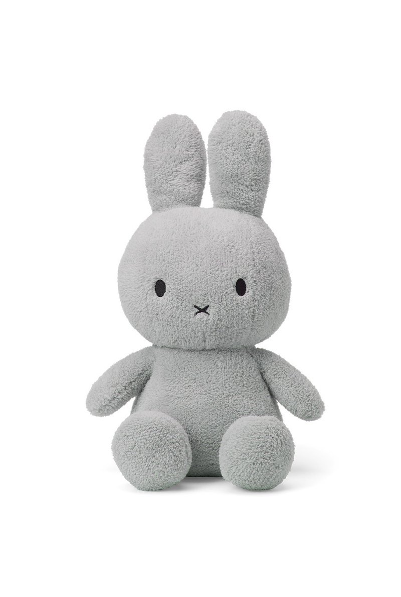 Bon Ton Toys | Miffy 米飛兔絨毛娃娃 Terry系列 淺灰 33cm - 公仔/玩偶 - 其他材質 灰色