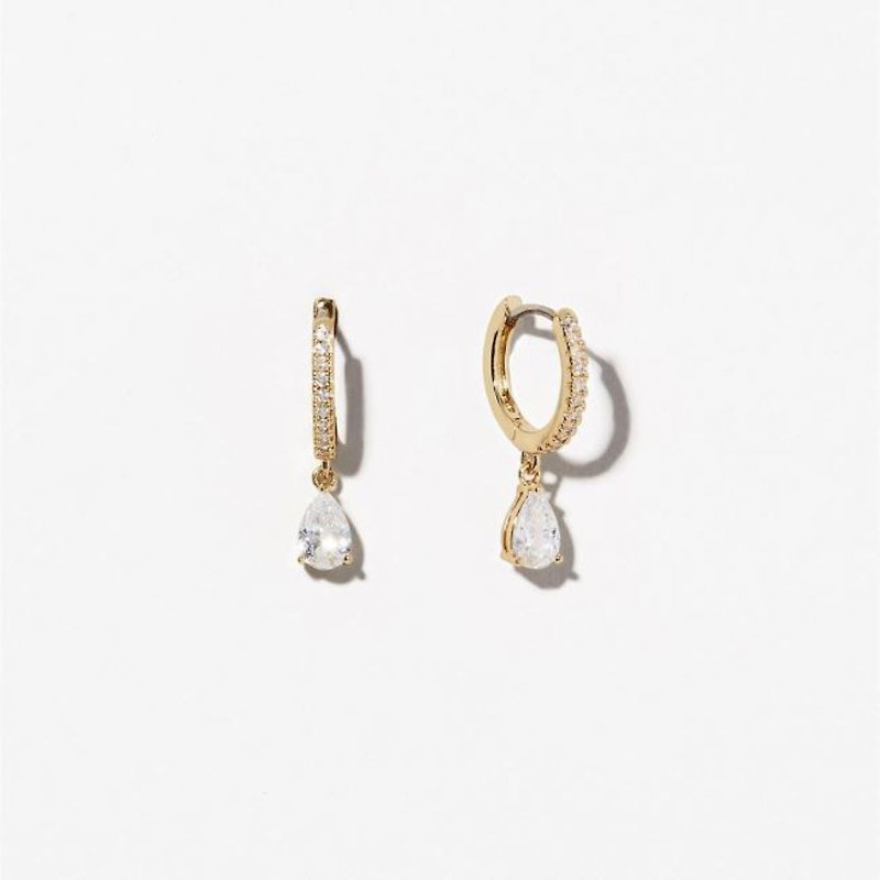 Whomfor Waterdrop Zirconia Diamond Earrings