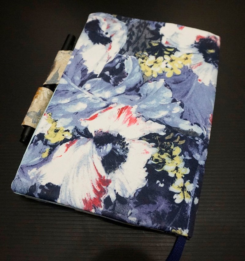 Classical oil painting floral hand ledger diary drawing notebook notepad - สมุดบันทึก/สมุดปฏิทิน - กระดาษ หลากหลายสี