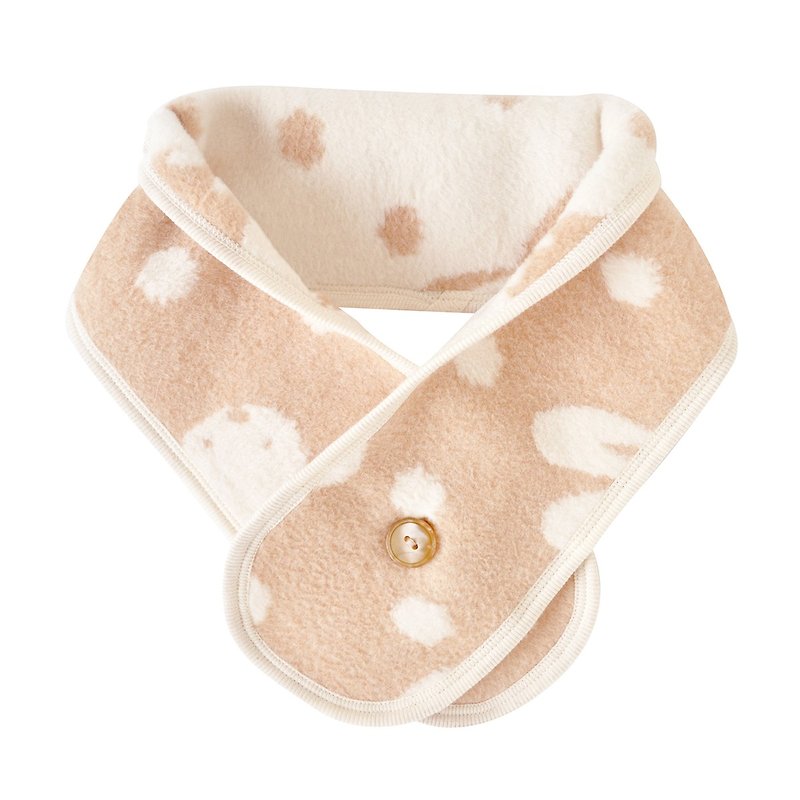 【SISSO Organic Cotton】Japanese Organic Cotton Baby Cotton Wool Scarf (Rabbit) - อื่นๆ - ผ้าฝ้าย/ผ้าลินิน สีนำ้ตาล