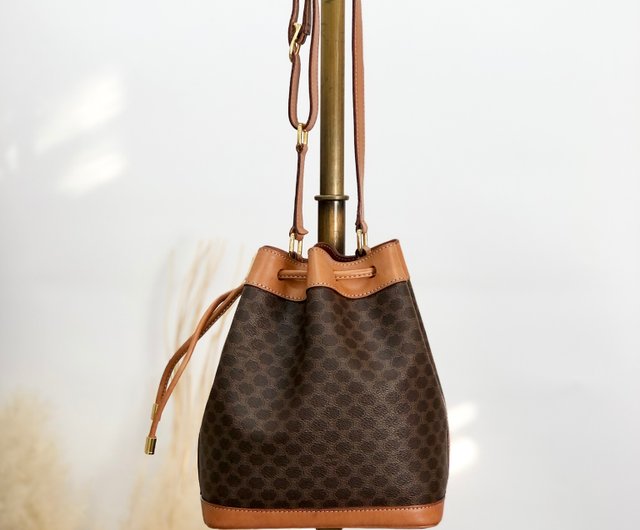 日本直送 名牌中古包 】CELINE セリーヌ マカダム ショルダーバッグ