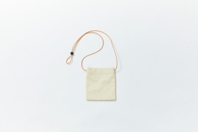 Canvas Shoulder Bag Natural | Pouch White Pochette Sacoche Canvas Men's Women's - Messenger Bags & Sling Bags - Cotton & Hemp 