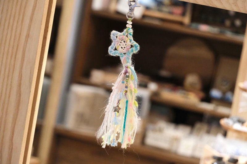 星星捕夢網掛飾 - 擺飾/家飾品 - 棉．麻 綠色
