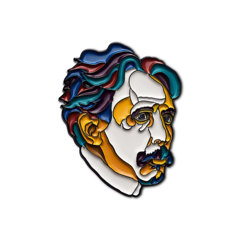 Enamel Pin Vaitkutė: M.K. Čiurlionis - 徽章/別針 - 琺瑯 多色