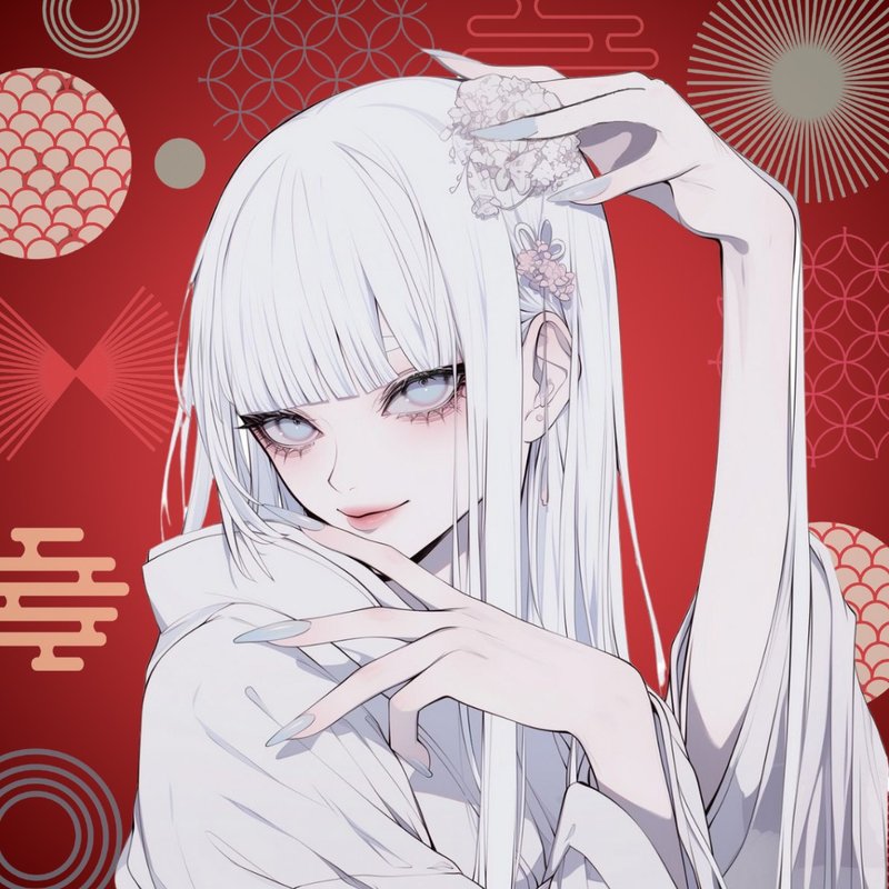 NaChiオリジナルステッカー【つらら】 - 貼紙 - 紙 藍色