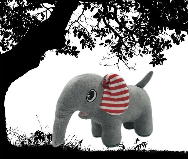 BDM elephant doll 18 cm - Stuffed Dolls & Figurines - Polyester 