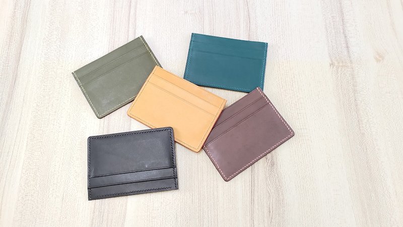 Credit card holder credit card holder card holder genuine leather fully hand-stitched - Card Holders & Cases - Genuine Leather 