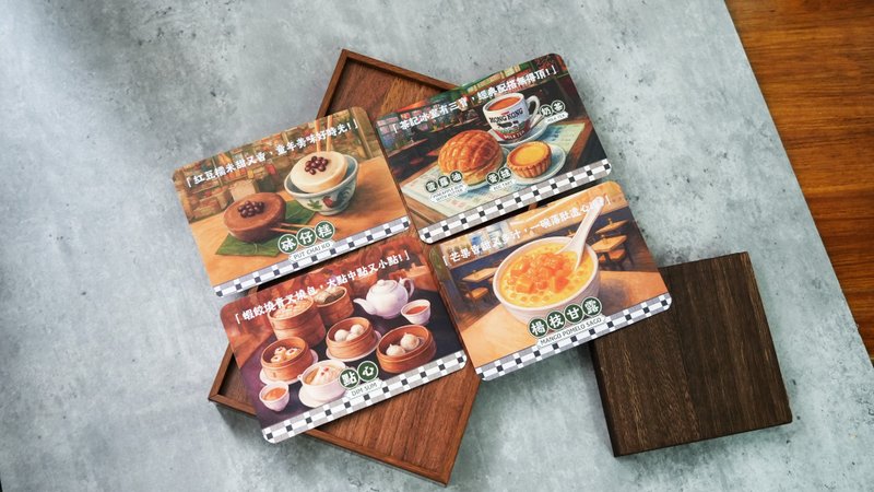 【獨家組合】【香港味道 香港滋味】明信片套裝丨Amazing Studio - 卡片/明信片 - 紙 多色