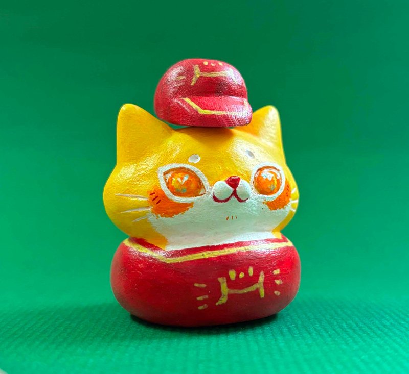 Hellog!小雀班-米米麥噹噹之貓仔店員 - 玩偶/公仔 - 其他材質 橘色