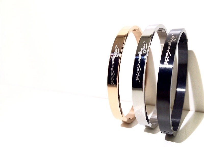 REGOLITH月壤 品牌鋼製手環 - 手鍊/手環 - 其他金屬 金色