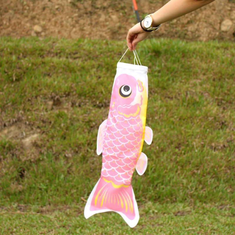 Taiwan Fish Flag 60 CM (PINK) - Items for Display - Polyester Pink