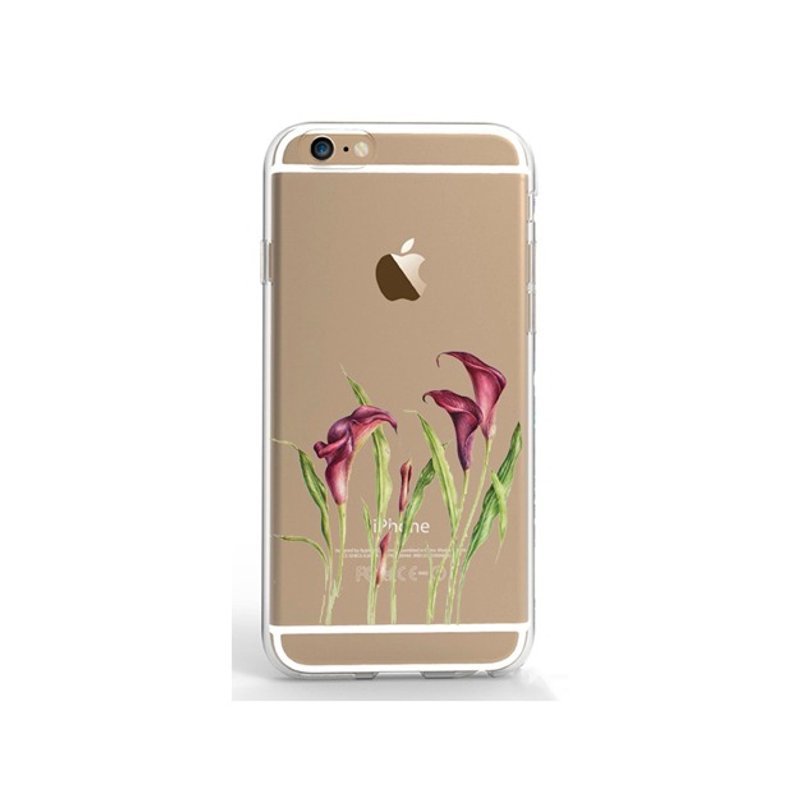 Clear iPhone case clear Samsung Galaxy case floral 1207 - 手機殼/手機套 - 塑膠 