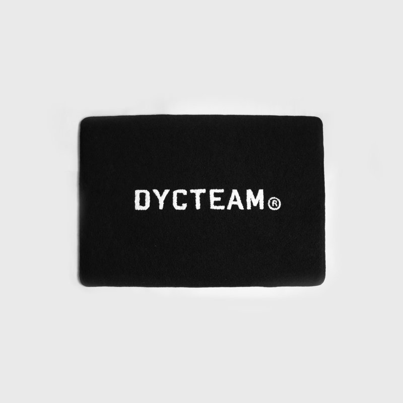 DYCTEAM - LOGO MAT (black) - 地墊/地毯 - 棉．麻 黑色