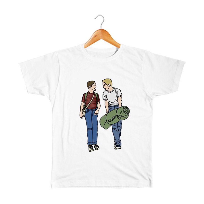 Gordie & Chris Kids T-shirt - เสื้อยืด - ผ้าฝ้าย/ผ้าลินิน ขาว