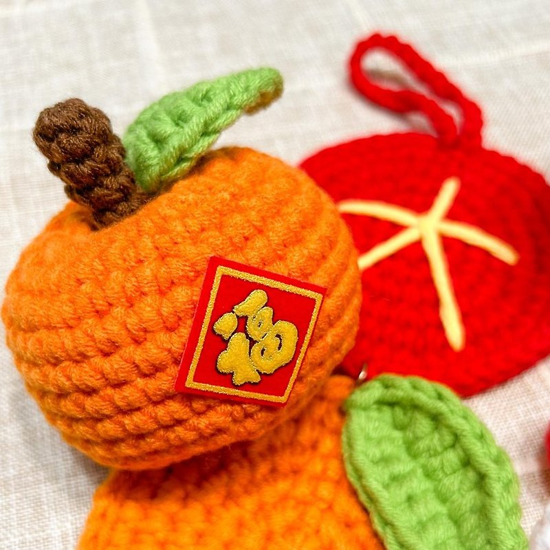 【完成品】お正月飾り - 置物 - その他の素材 オレンジ